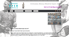 Desktop Screenshot of entradasopenmadrid.com